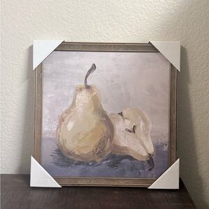 Studio McGee Pear Art in Cream and Gray